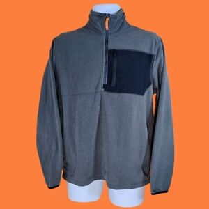 Timberland Zip-Up Mock-Neck Sweatshirt